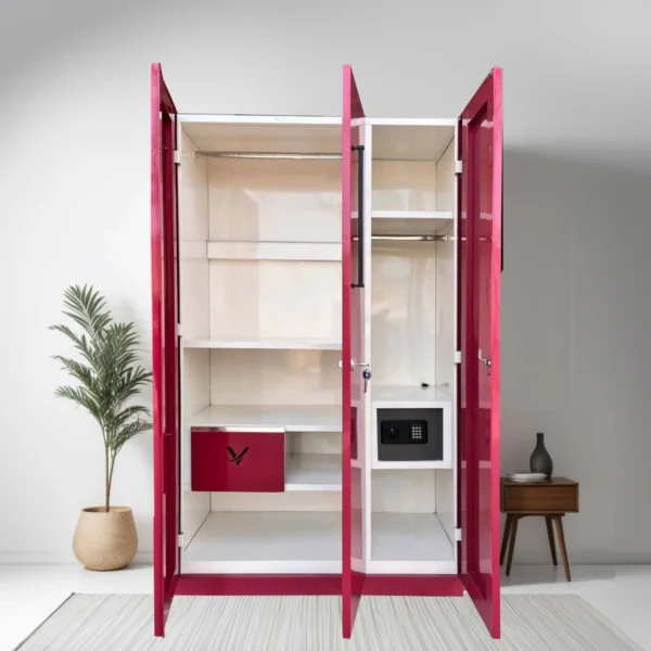 2-Door Heavy-Duty Steel Almirah – Model 4201 - Image 2