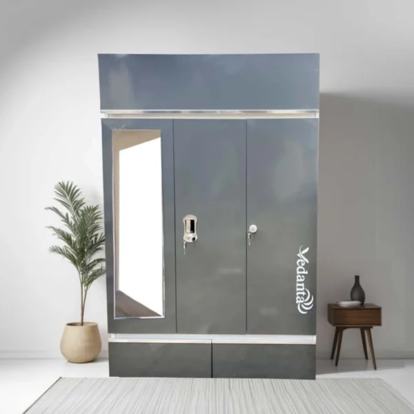 3-Door Premium Steel Almirah with Digital Locker – Model 5601 \ 02