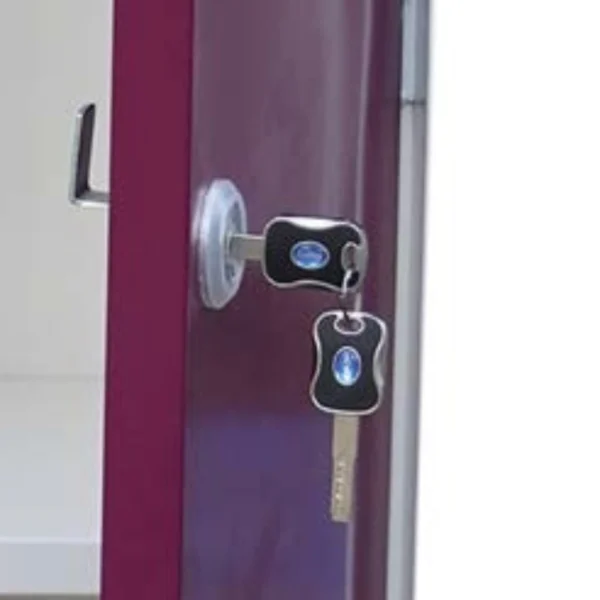 3-Door Premium Steel Almirah with Mirror – Model 4850 - Image 2