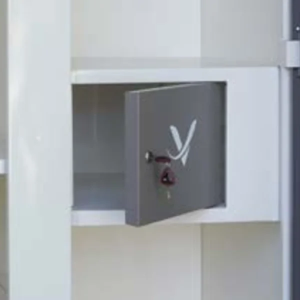 3-Door Premium Steel Almirah with Mirror – Model 4857 - Image 2